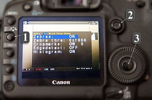 magic lantern canon db level