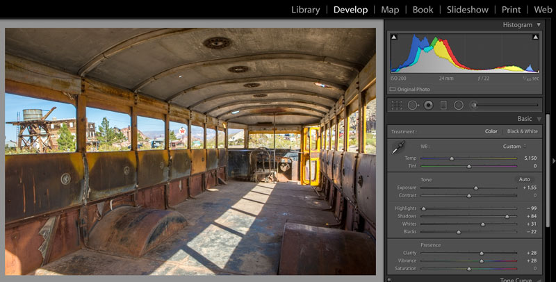 hdr in lightroom cc