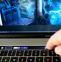 How To Use Adobe Photoshop With The Apple Macbook Pro Touchbar Tutorial Photoshopcafe