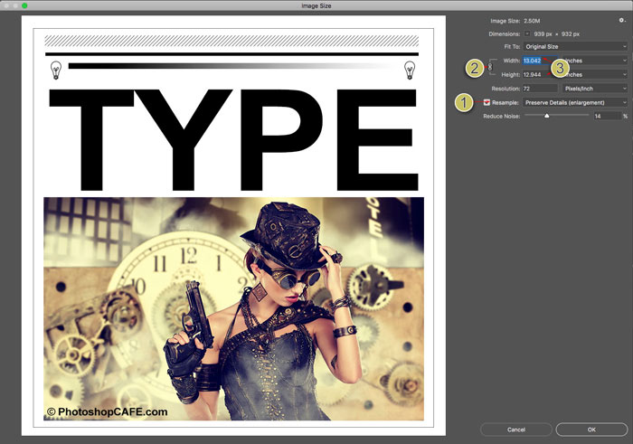 making image bigger in photoshop for mac