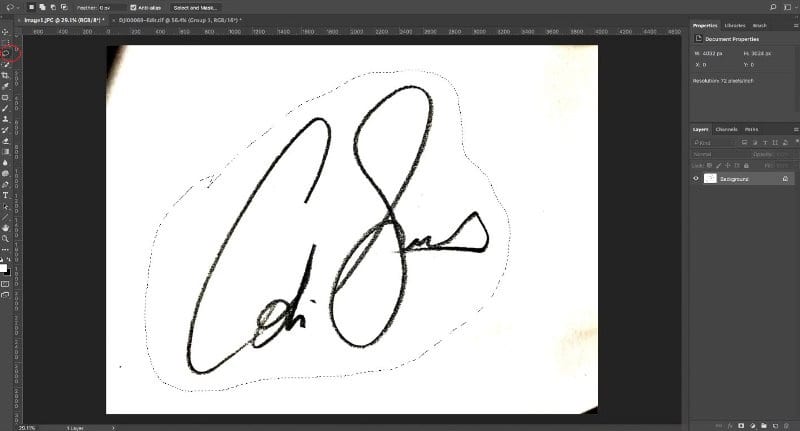 How to turn a signature into a watermark in Photoshop tutorial ...