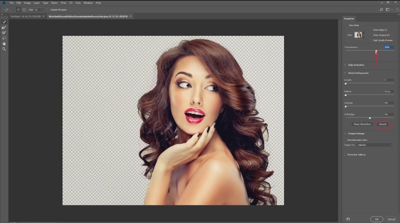 photoshop 2018 refine edge