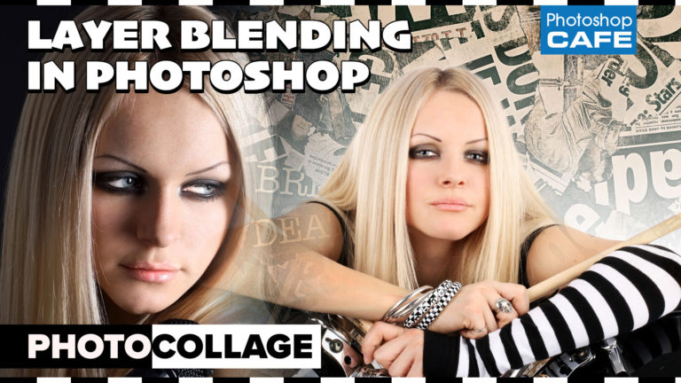 Blend layers in Photoshop with Layer Masks to make photo collages