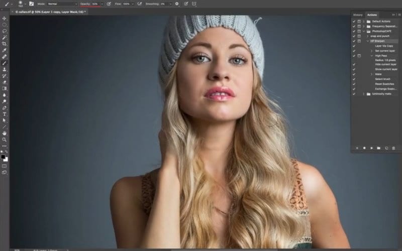 how to sharpen people in photos in adobe photoshop 2018