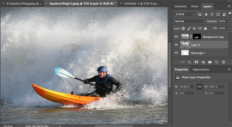 How to make the out of bounds, pop out effect in Photoshop Tutorial ...