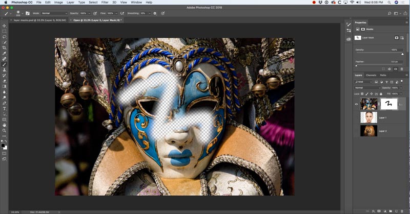 how to separate version sets in adobe photoshop 2018