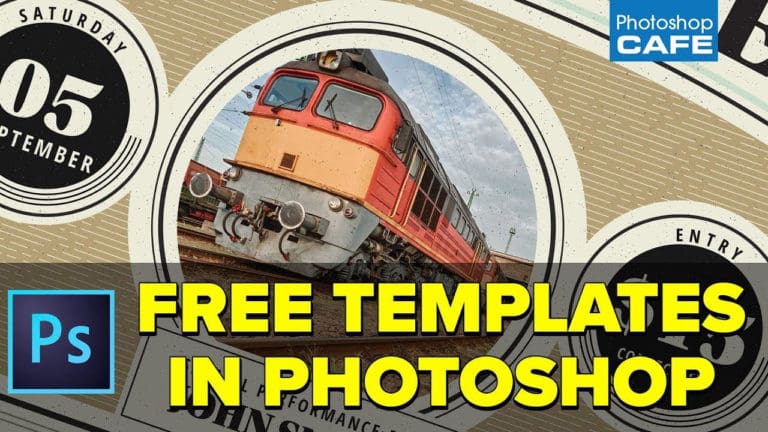 Start with a Template in Photoshop: How to find and use free Templates in Photoshop