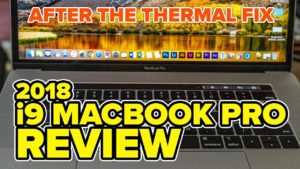 2018 i9 MacBook Pro review (after Apple thermal update)