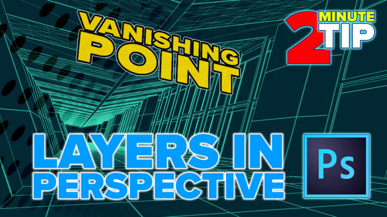 How to combine layers in Perspective using Photoshop with Vanishing Point.