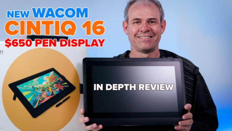 Wacom Cintiq 16 review. An inexpensive Pen display from Wacom