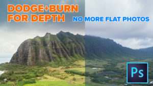 Add 3D Depth to you photos with Dodge and Burn in Photoshop. Paint Shadow and Light