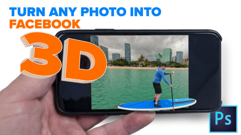 How to turn any photo into a Facebook 3D photo in Photoshop