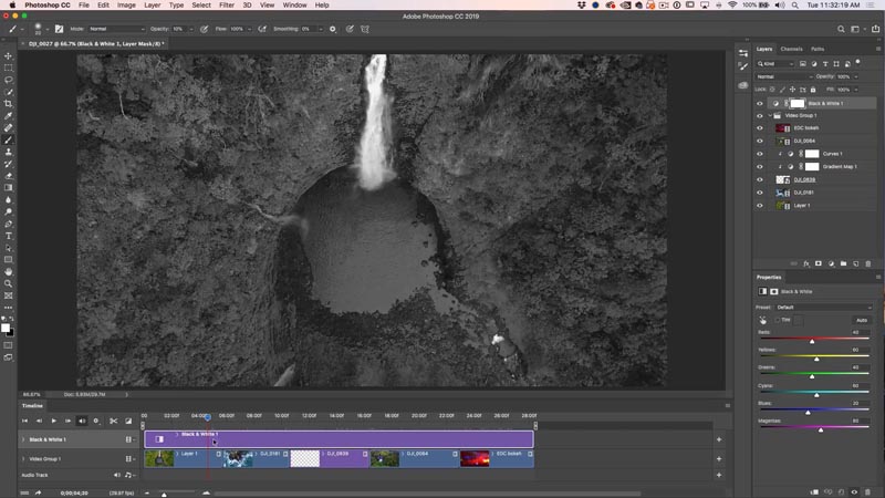 does adobe photoshop 5.0 edit video