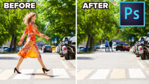 How to remove a person from a photo in Photoshop without ai (Complex Background)
