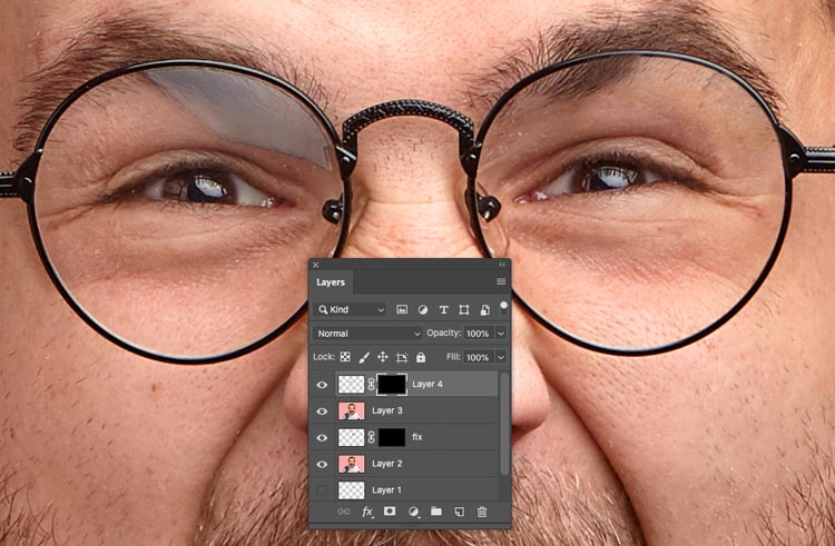 How to Remove Reflections from Glasses in Photoshop PhotoshopCAFE