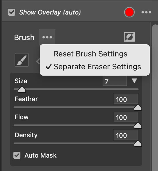 reset brush settings