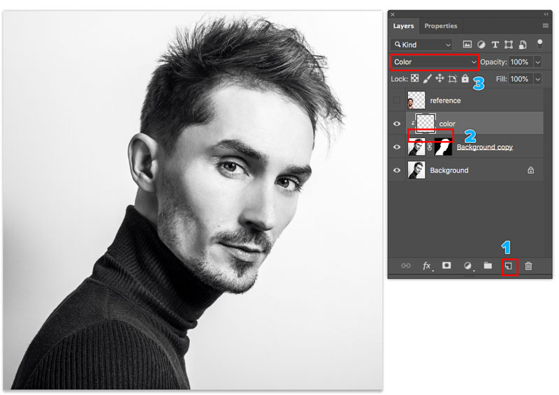 colorize black and white photos photoshop cc