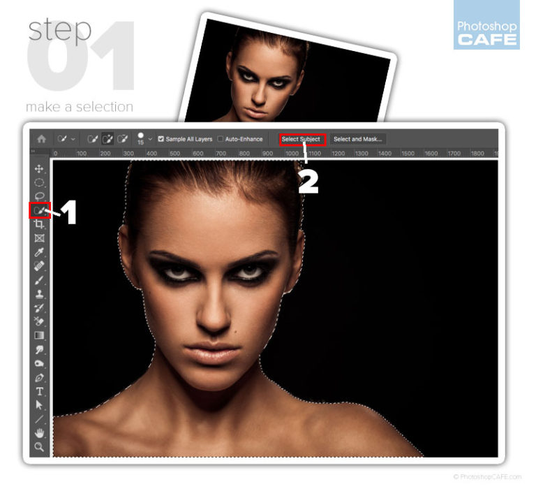 How to add a rim light to a photo in
