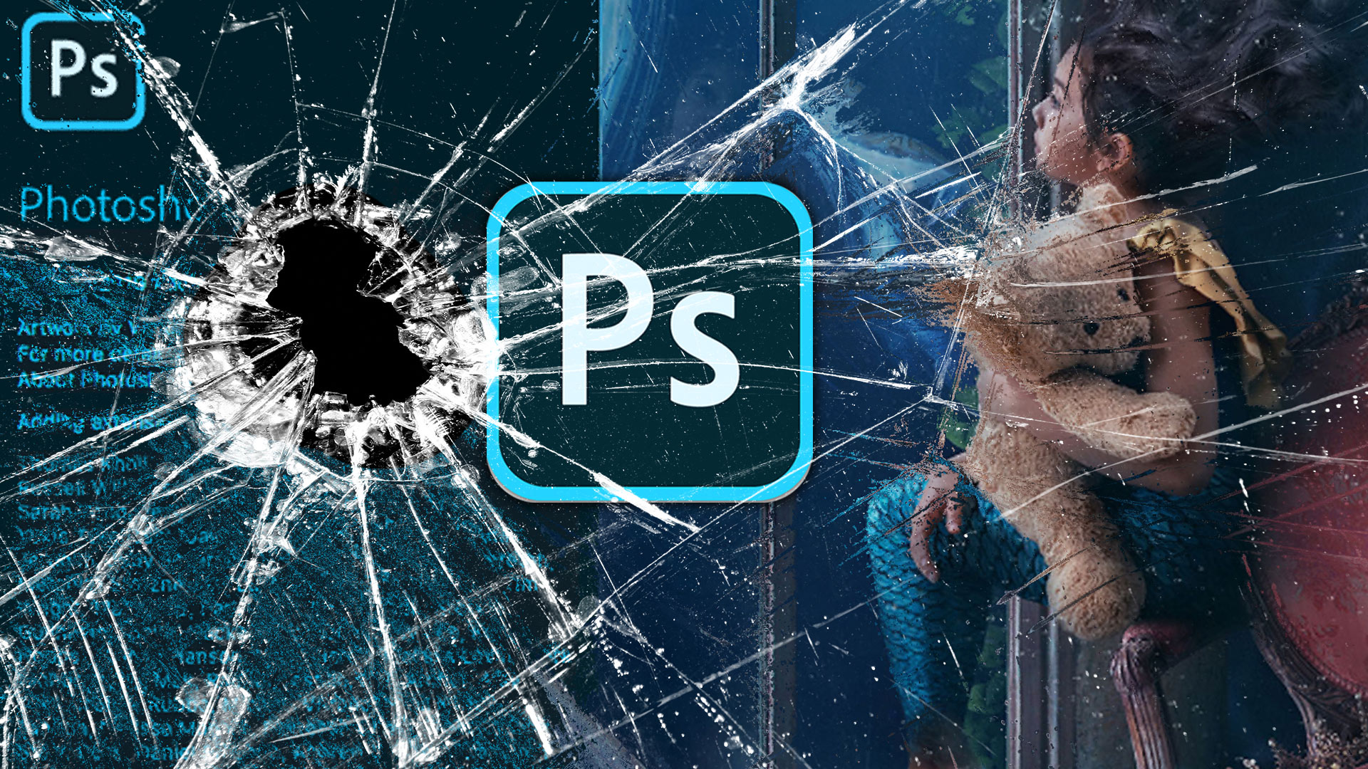 Create a realistic Broken Glass effect in