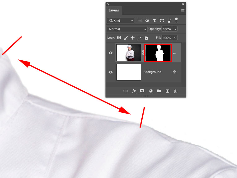 How to smooth edges in Photoshop » Fix pixelated cutouts