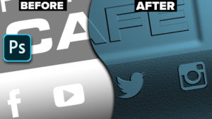 How to Emboss a logo or icon in Photoshop