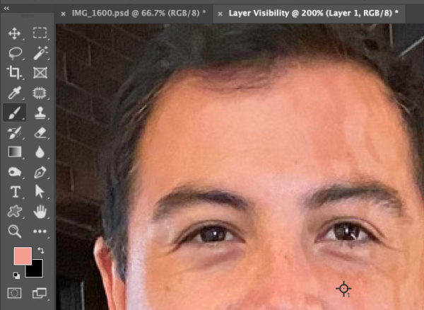 photoshop get rid of shadows on face
