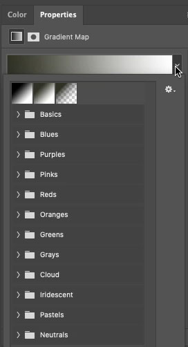 Gradients in photoshop