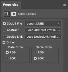 Custom LUT in action