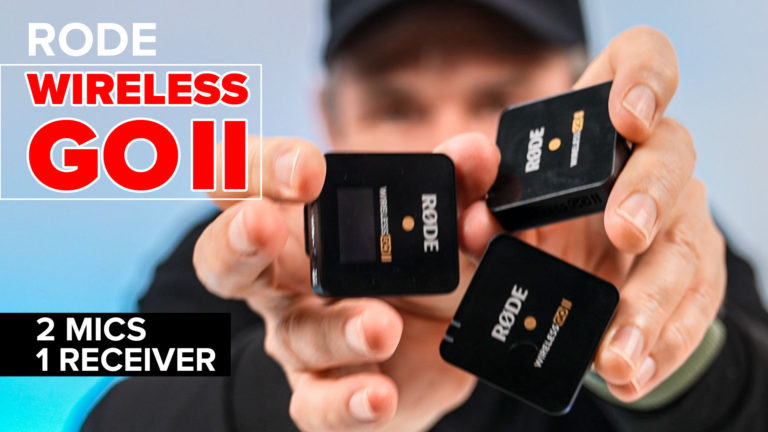 Rode Wireless GO II, dual microphone wireless microphone system for video