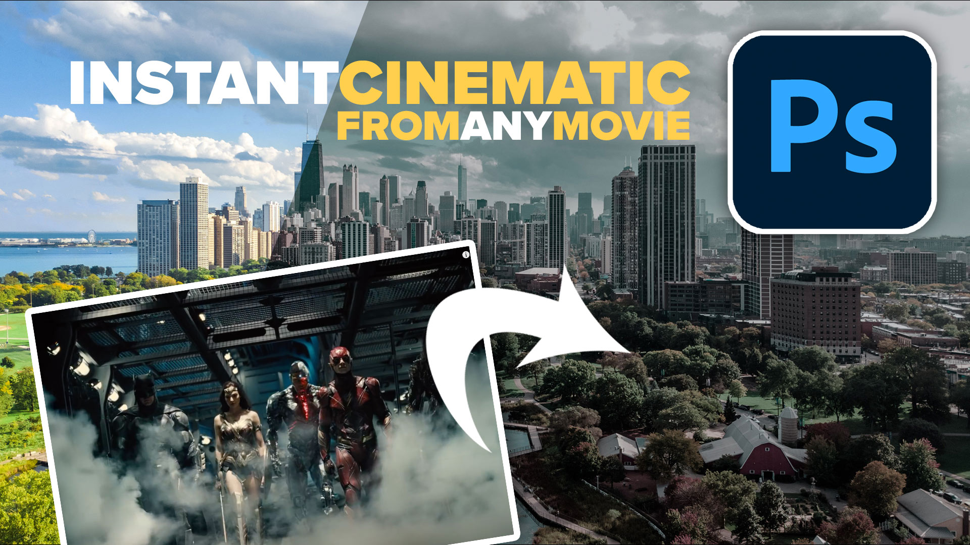 Copy the color grade from any movie and add it to your photos in Photoshop