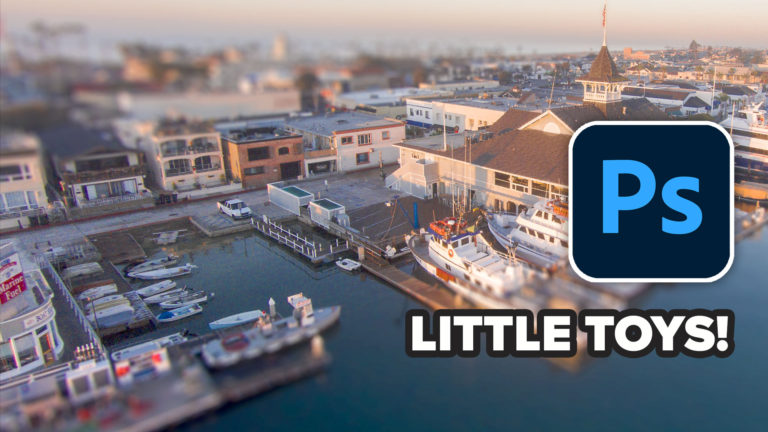 Create a tilt shift miniature effect in photoshop