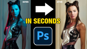 How to remove color tints from photos in Photoshop, gel removal.
