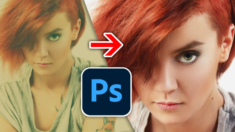 Fix color in photos, 1 click in Photoshop or Lightroom