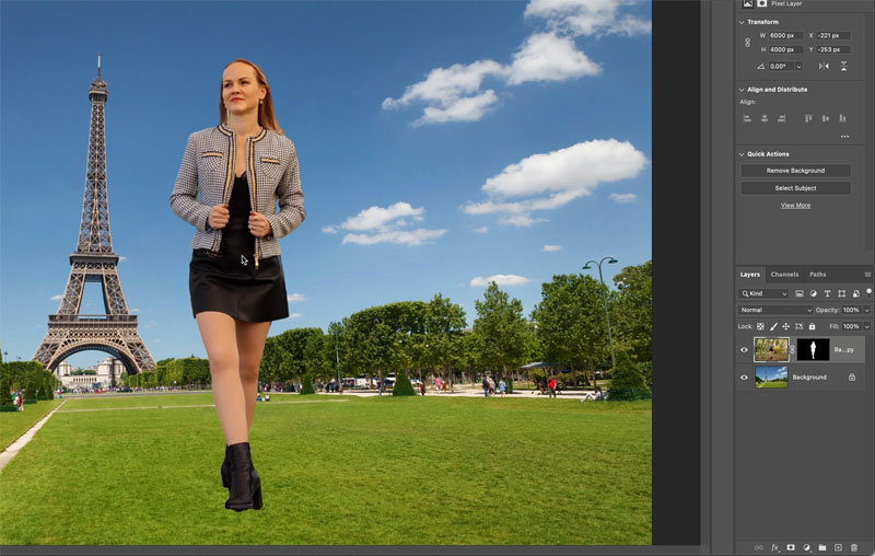 How to Photoshop a person into a photo, complete, easy, free Photoshop  tutorial - PhotoshopCAFE