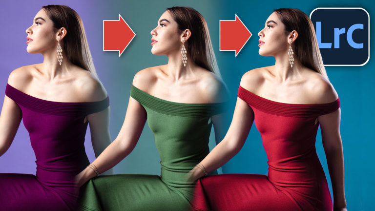 How to change the color of an object in Lightroom tutorial