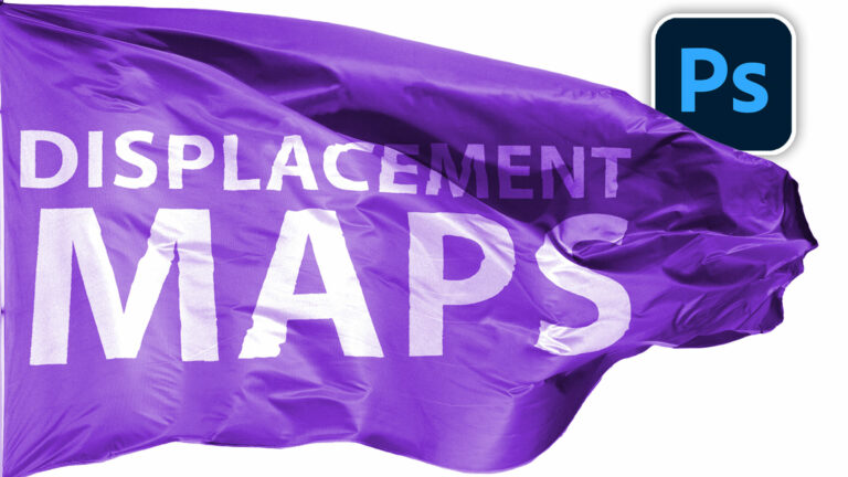 Best way to make displacement maps in Photoshop, wrap anything around any surface