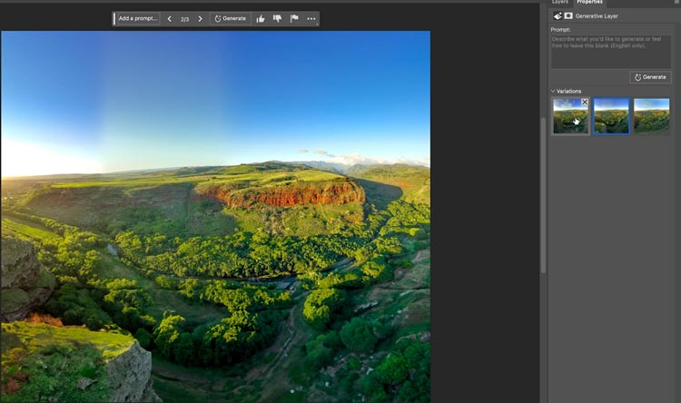 Expanding a picture with Photoshop Generative Fill ai - PhotoshopCAFE