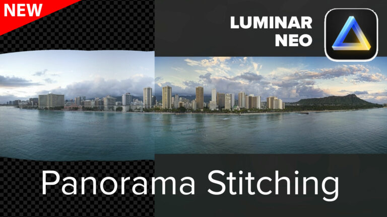 How to use Panorama Stitching in Luminar Neo