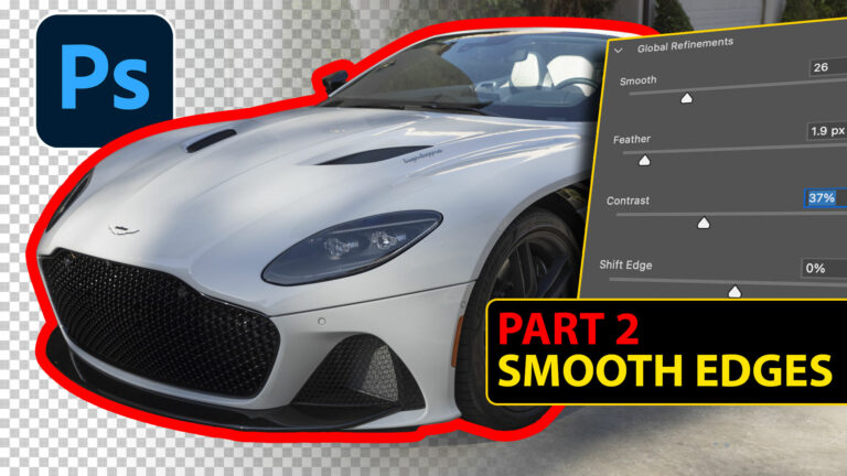 Select and Mask in Photoshop free masterclass Pt 2 fix Smooth edges