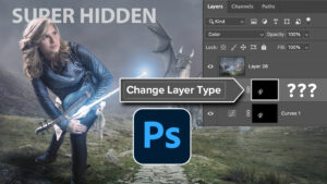 Photoshop tip. Change Adjustment Layer type in Photoshop