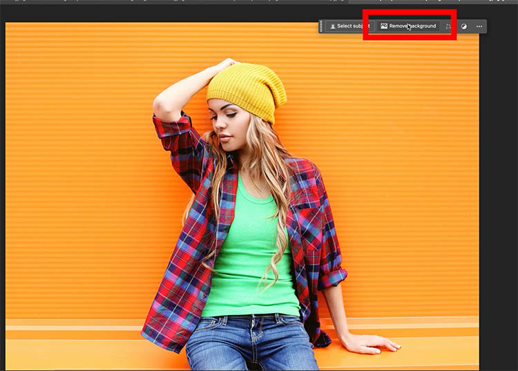 remove background in photoshop