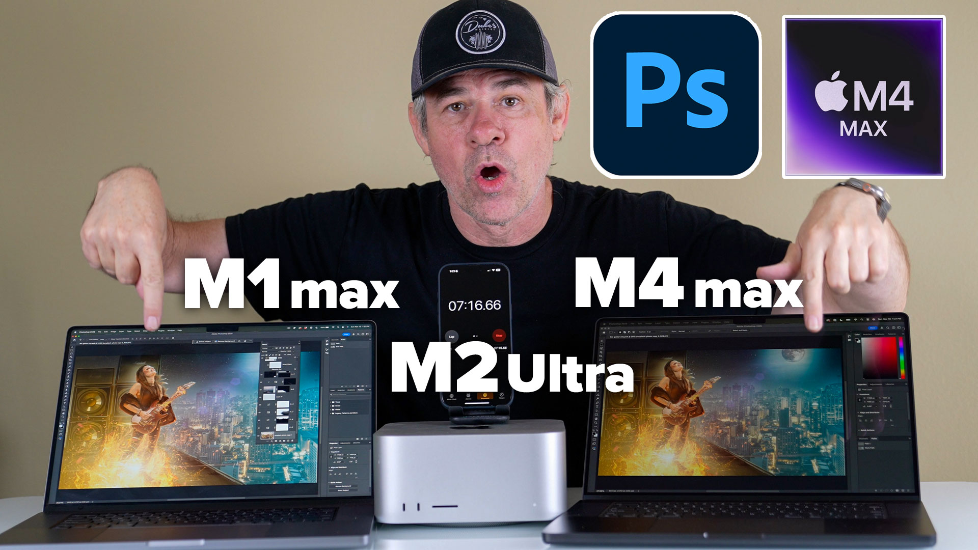 MacBook Pro M4 MAX, speed test with Photoshop 2025 and Premiere Pro ...