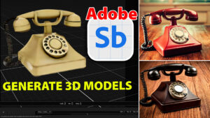 How to Generate 3D with Generative ai in Adobe’s free Substance viewer
