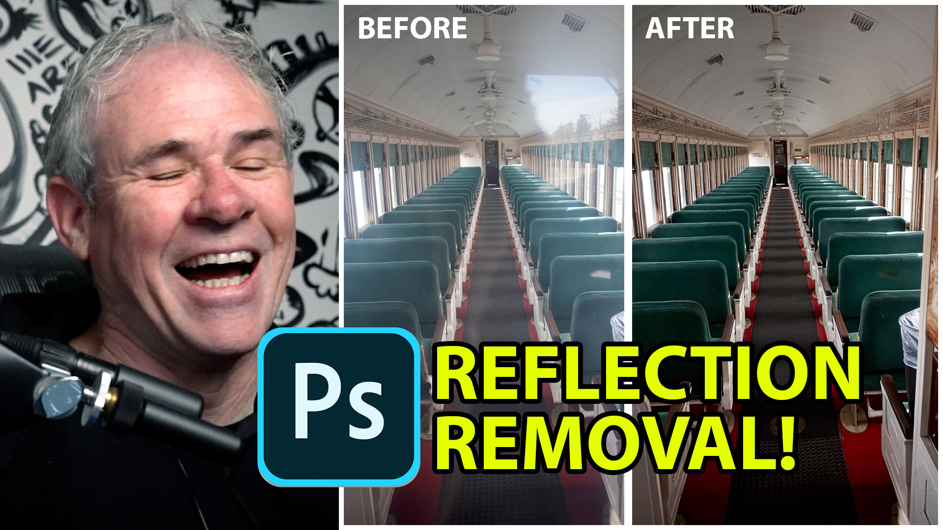 How to Remove Reflections in Photoshop with ai Reflection Removal