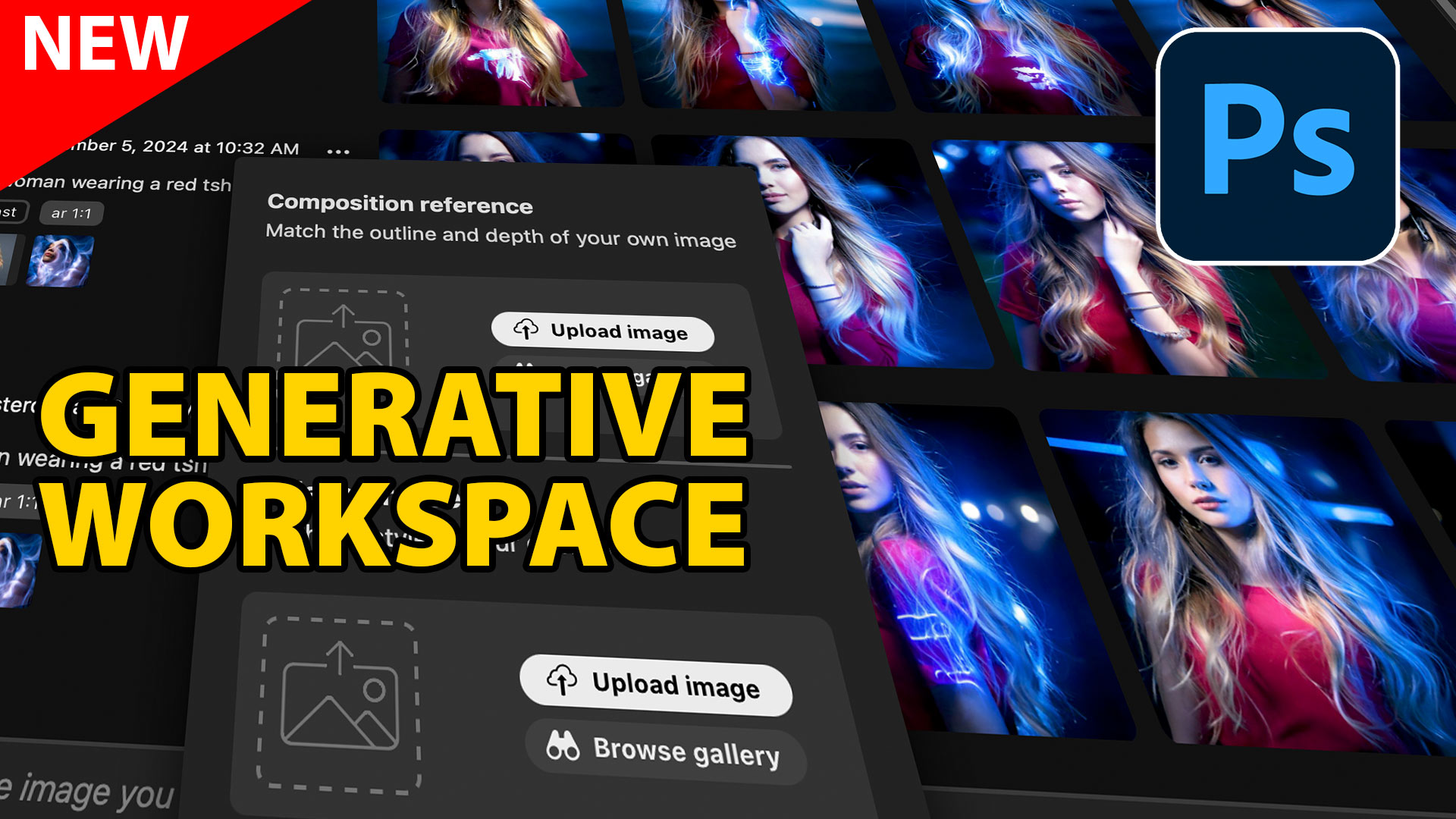 How to use Generative Workspace in Photoshop