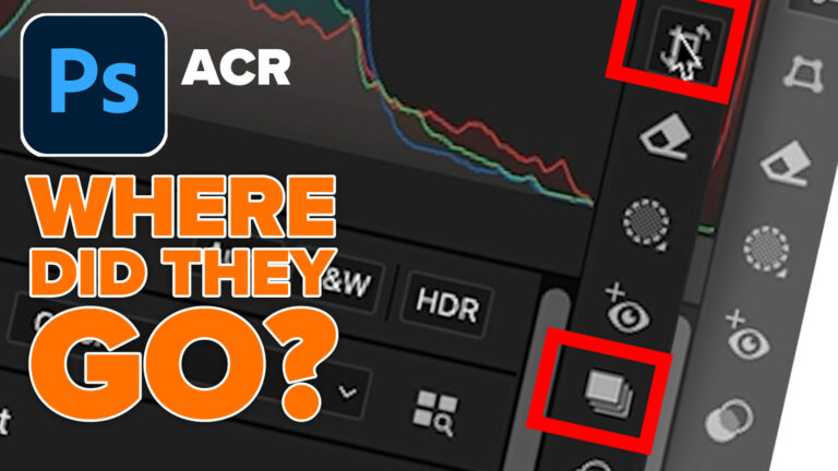 Why are there tools missing in Camera RAW sometimes?