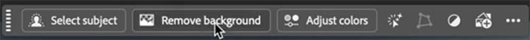 remove background in Photoshop