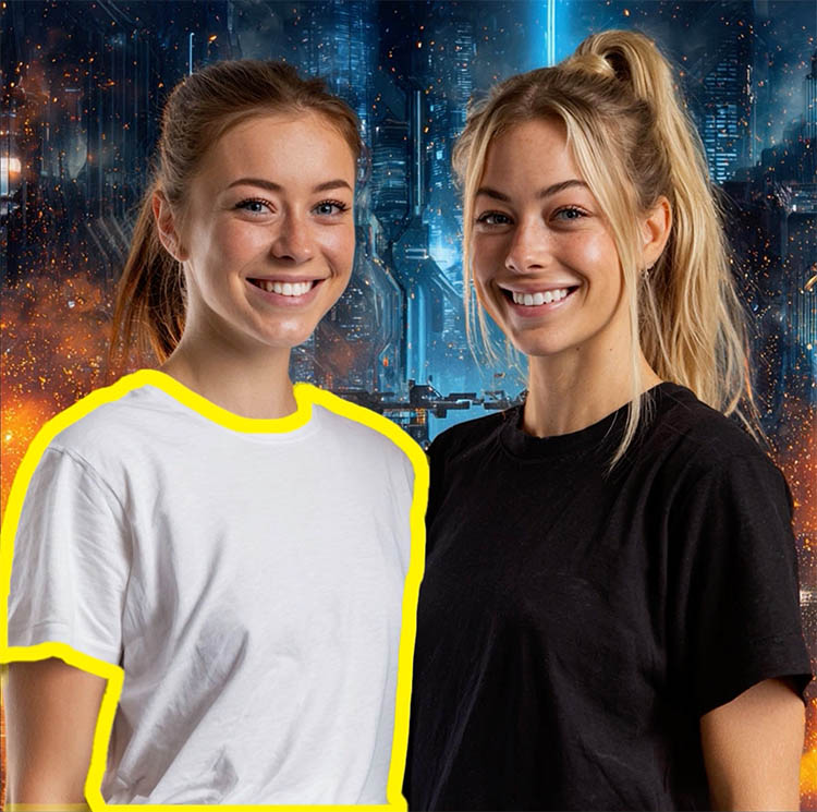 change a white shirt to color in Photoshop
