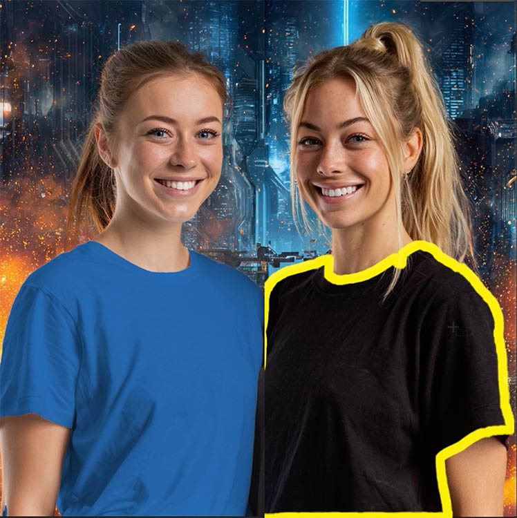 How to turn black into color in Adobe Photoshop