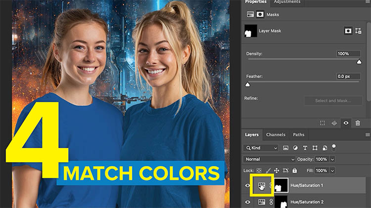 How to make 2 colors the same 
